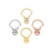 Zinc Alloy Key Clasp Finding, Shell, plated, Unisex Approx 