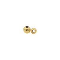 Weinlese Messing Perlen, goldfarben plattiert, DIY & verschiedene Größen vorhanden, goldfarben, 3-6mm, 10PC/Tasche, verkauft von Tasche