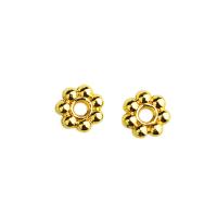 Brass Spacer Beads, Snowflake, plated, DIY 