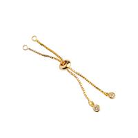 Brass Bracelet Chain, plated, DIY & box chain 