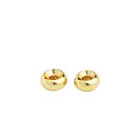 Brass Spacer Beads, Wheel, plated, DIY 