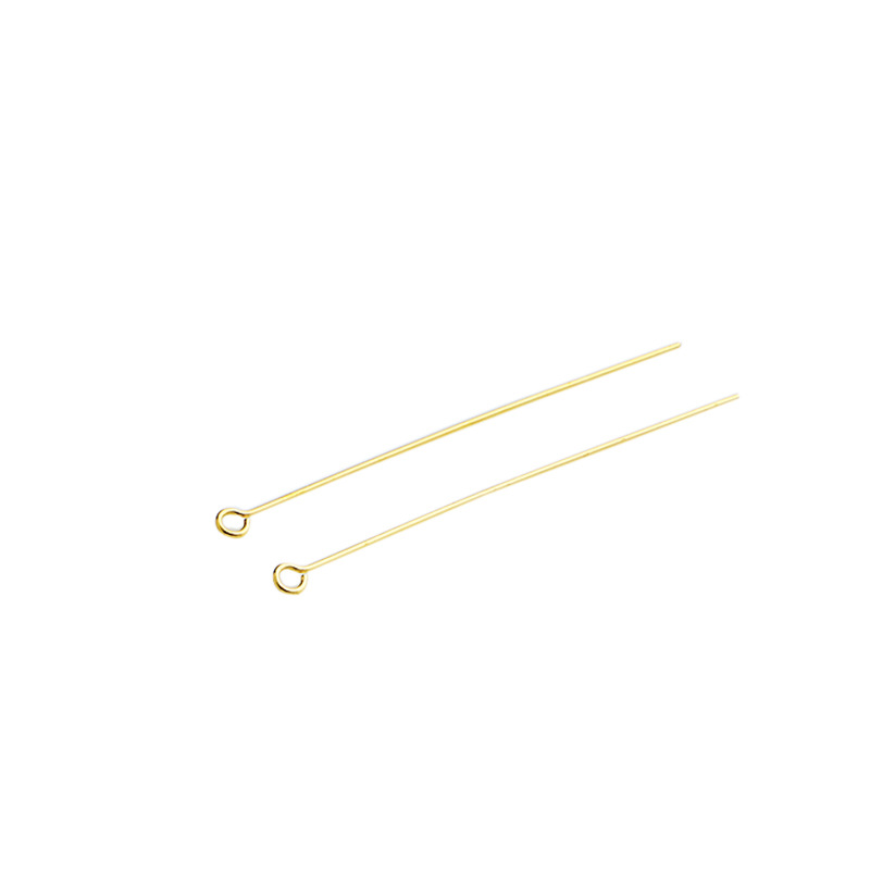 Brass Eyepin, plated, DIY & different size for choice, more colors for choice, Sold By PC