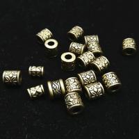 Mode Kunststoff-Perlen, Kunststoff, Zylinder, zufällig gesendet & DIY, antik goldfarben, 2-5cm, verkauft von PC