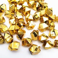 Mode Kunststoff-Perlen, Kunststoff, plattiert, kein Loch, goldfarben, 2-5cm, verkauft von PC