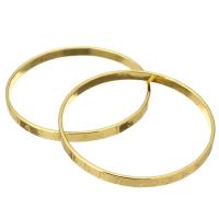 Stainless Steel Bangle, fashion jewelry & for woman, golden, 6mm, Inner Approx 68mm 