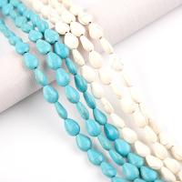 Perles en Turquoise naturelle, larme, différents matériaux pour le choix & normes différentes pour le choix, plus de couleurs à choisir Environ 14.96 pouce, Environ Vendu par sac