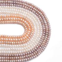 Bouton de culture des perles d'eau douce, perle d'eau douce cultivée, Plat rond, DIY, plus de couleurs à choisir, 5-6mm cm, Vendu par brin