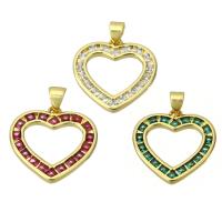 Cubic Zirconia Micro Pave Brass Pendant, fashion jewelry & micro pave cubic zirconia & for woman 