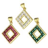 Cubic Zirconia Micro Pave Brass Pendant, fashion jewelry & micro pave cubic zirconia & for woman Approx 3mm 