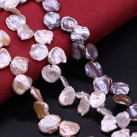 Perles de culture d'eau douce Keishi, perle d'eau douce cultivée, Pétales, DIY, plus de couleurs à choisir, 16-18mm Environ 15 pouce, Vendu par brin