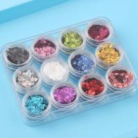 PET Sequin, Butterfly, mixed colors, 4mm 