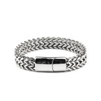 Titanium Steel Bracelet & Bangle, polished, Unisex original color 