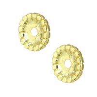 Zinc Alloy Spacer Beads, gold color plated 