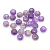 Natürliche Amethyst Perlen, Abakus,Rechenbrett, DIY, violett, 5x10mm, 10PCs/Tasche, verkauft von Tasche