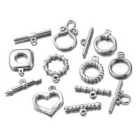Stainless Steel Toggle Clasp, plated, DIY original color 