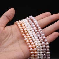Bouton de culture des perles d'eau douce, perle d'eau douce cultivée, DIY, plus de couleurs à choisir, 5-6mm Environ 14.17 , Vendu par brin