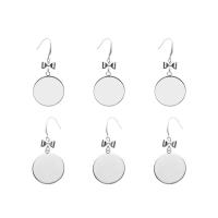 Stainless Steel Earring Drop Component, 316 Stainless Steel original color, Approx 