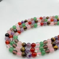 Mixed Gemstone Beads, polished, DIY mixed colors, 4-10mm .96 Inch 