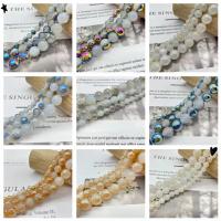 Natürliche Crackle Achat Perlen, Flachen Achat, bunte Farbe plattiert, DIY, keine, 6-10mm, Länge:14.96 ZollInch, verkauft von Strang