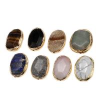 Perles de pierre gemme mixte, laiton, avec pierre gemme, facettes, plus de couleurs à choisir Vendu par PC