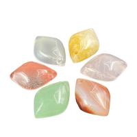 Gemstone ювелирные изделия Кулон, Природный камень, Лепестки, полированный, различные материалы для выбора, Много цветов для выбора, 19-20mm, продается PC