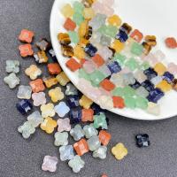 Perles de pierre gemme mixte, Pierre naturelle, Trèfle à quatre feuilles, différents matériaux pour le choix & unisexe & facettes, plus de couleurs à choisir Environ Vendu par sac
