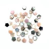 La Perla de Concha Natural, Nácar, Estrella, Bricolaje, más colores para la opción, 6mm, Vendido por UD