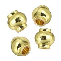 Brass Jewelry Beads, Lantern, real gold plated 