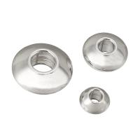 Brass Spacer Beads, real silver plated 