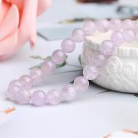 Natürliche Amethyst Perlen, rund, DIY & verschiedene Größen vorhanden, violett, Länge:ca. 12.6 ZollInch, verkauft von Strang