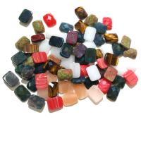 Кабошоны из драгоценных камней, Полудрагоценный камень, Прямоугольная форма, полированный, различные материалы для выбора & граненый, Много цветов для выбора продается PC