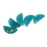 Gemstone ювелирные изделия Кулон, Полудрагоценный камень, Колпак, нет отверстия, голубой продается PC