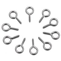 Stainless Steel Hooks Eye Screws Nail, polished original color, Approx 