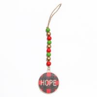 Hanging Ornaments, Wood, with Linen, stoving varnish, Unisex 70mm,16mm .81 Inch 