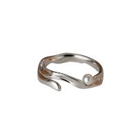 Brass Finger Ring, plated, Adjustable & fashion jewelry 16.8mm 