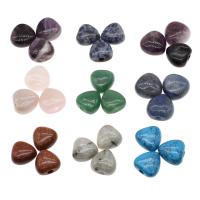 Gemischte Edelstein Perlen, Herz, DIY, keine, 22x22x14mm, verkauft von PC