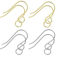 Stainless Steel Hook Earwire, plated 