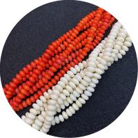Synthetische Koralle Perle, Abakus,Rechenbrett, DIY, keine, 5x3-9x5mm, Länge:14.96 ZollInch, verkauft von Strang