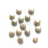 No Hole Cultured Freshwater Pearl Beads, Round, DIY, white, 13-14mm 