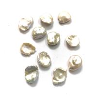 Perlas Freshwater sin Agujero, Perlas cultivadas de agua dulce, Bricolaje, Blanco, 15-20mm, 50PC/Bolsa, Vendido por Bolsa