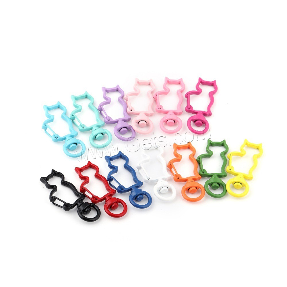 Iron Key Clasp Setting, plated, different styles for choice & hollow, more colors for choice, 60x80x10mm, Sold By Bag