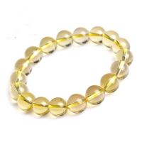 perles de citrine bracelet, unisexe & antifatigue, Jaune .5 pouce, Vendu par PC
