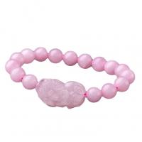 Rose Quartz Bracelet, Unisex & anti-fatigue, pink .5 Inch 