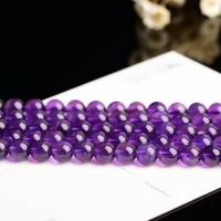 Natürliche Amethyst Perlen, rund, DIY, violett, Länge:38 cm, verkauft von Strang