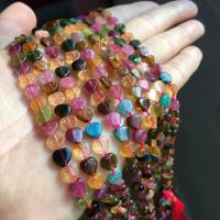 Tourmaline Beads, Heart, DIY, mixed colors cm 