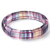 Natural Fluorite Bangle, anti-fatigue & for woman, mixed colors .5 Inch 