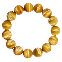 Tiger Eye Stone Bracelets, Unisex & radiation protection, golden .5 Inch 