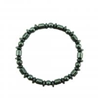 Hematite Bracelets, Unisex black Approx 7.09 Inch 