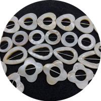 La Perla de Concha Natural, Concha de agua dulce, Bricolaje & diferentes estilos para la opción, Blanco, 16-35mm, longitud:14.96 Inch, Vendido por Sarta