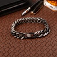 Titane bracelet en acier et bracelet, Acier titane, normes différentes pour le choix & pour homme Environ 8.3 pouce, Vendu par PC